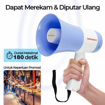 Gambar produk Taffware Toa Megaphone Bluetooth Multifunctional Shouter 25W - 619FB