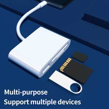 Gambar produk ATUX Card Reader 3in1 Type C 2.0 USB Hub MicroSD - AT32