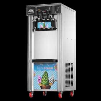 Gambar produk HS Mesin Es Krim Komersial 3 Outlet 12L Rapid Cooling Stainless Steel - ZB-BQL268