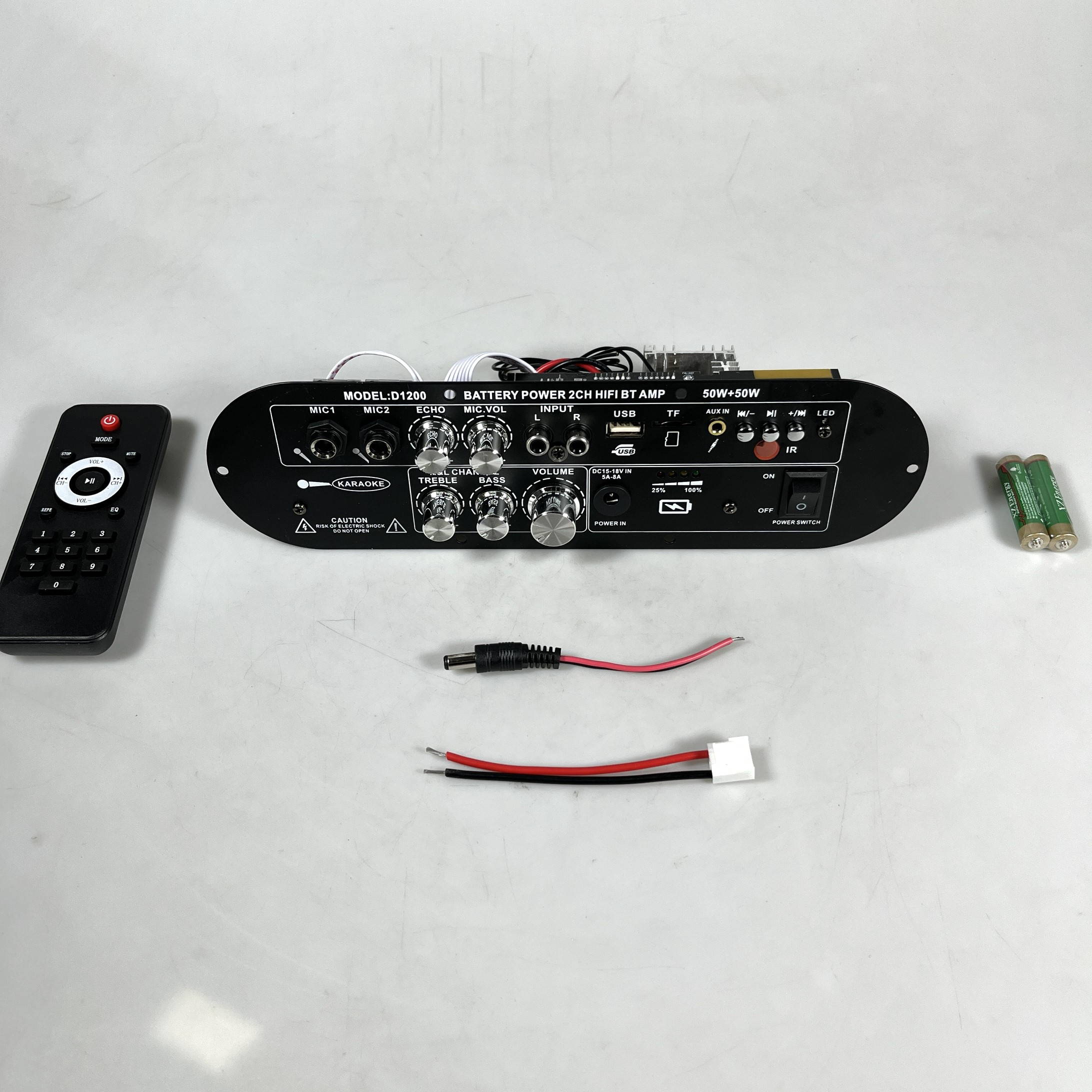Gambar produk WOOPKER Amplifier Board Audio Bluetooth USB 2.0 Channel 12V - D1200