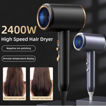 HOMEFISH Pengering Rambut Professional Hair Dryer Hot Cold 2400W - F33