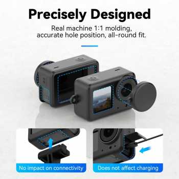 Gambar produk TELESIN Case Pelindung Kamera Aksi Silikon DJI OSMO Action 3/4/5 - S6-PTC-011-TDJ