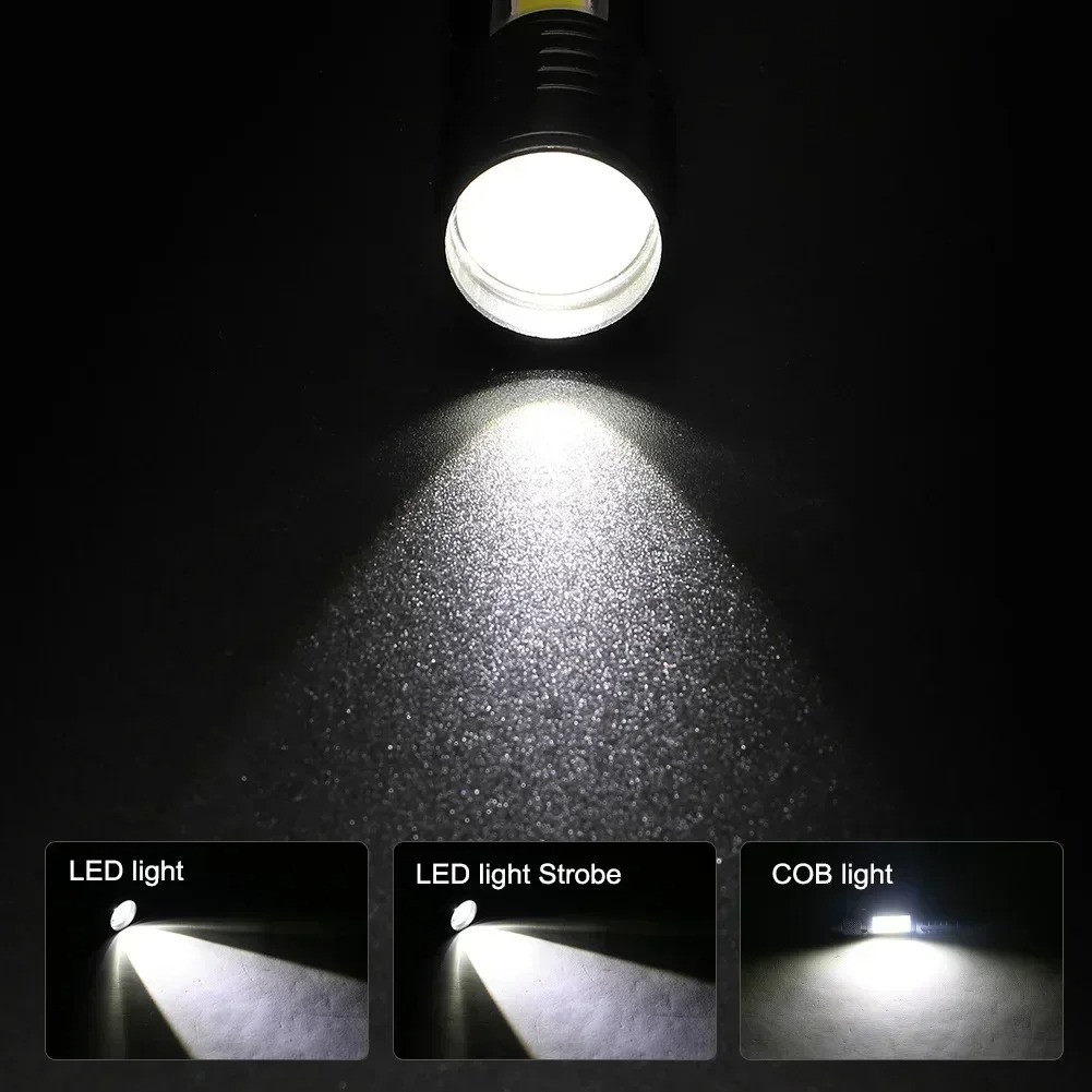 Gambar produk XIWANGFIRE Senter LED Mini Flashlight LCD Display 10000lm 1200mAh - XF-12