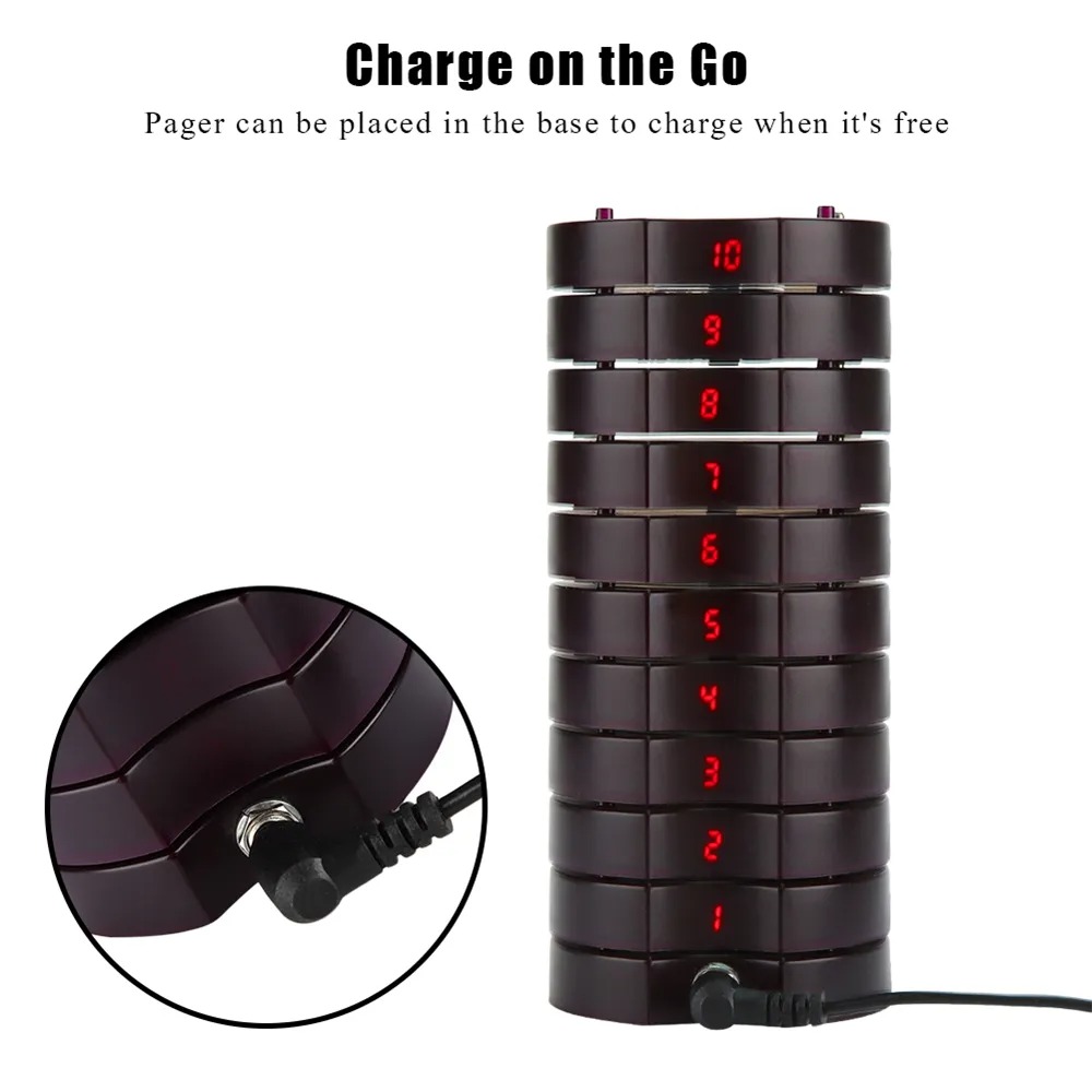 Gambar produk RETEKESS Wireless Calling System Restaurant Mesin Antrian 20 Pager - SU-668S