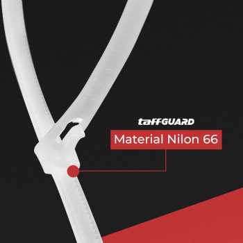 Gambar produk TaffGUARD Kabel Ties Zip Cable Organizer Reusable 8x450mm 100 PCS - NL816