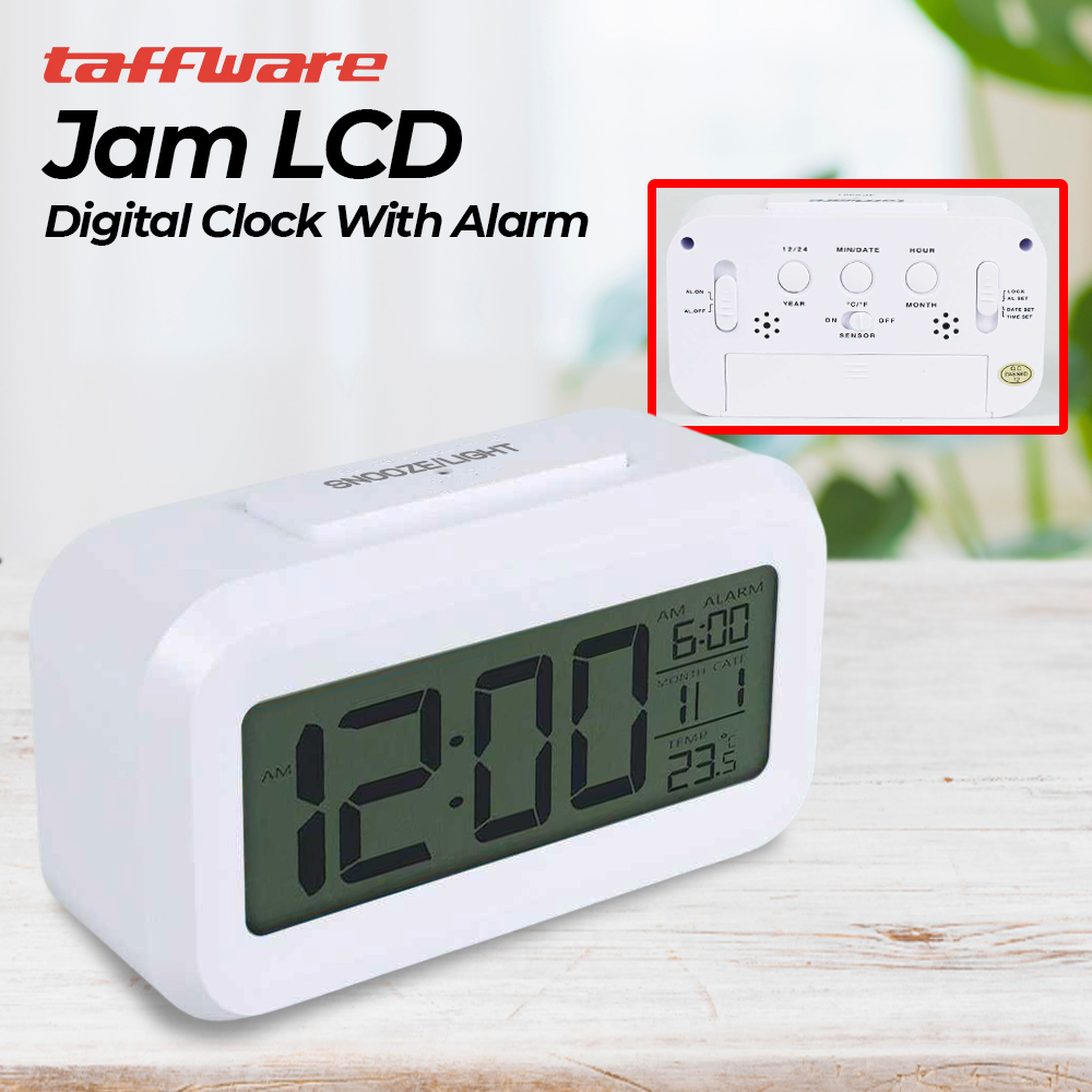 Gambar produk Taffware Fanju Jam LCD Digital Clock with Alarm - JP9901