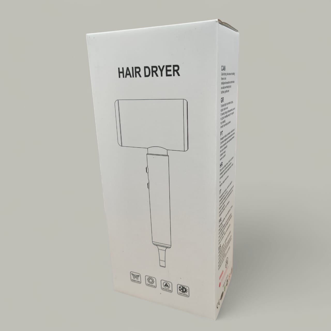 Gambar produk HOMEFISH Pengering Rambut Hair Dryer Profesional Hot and Cold 2000W - F37