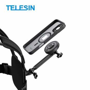 Gambar produk TELESIN Tali Dada Chest Strap Smartphone Mount iPhone 16 Pro Max - P2-CGP-02