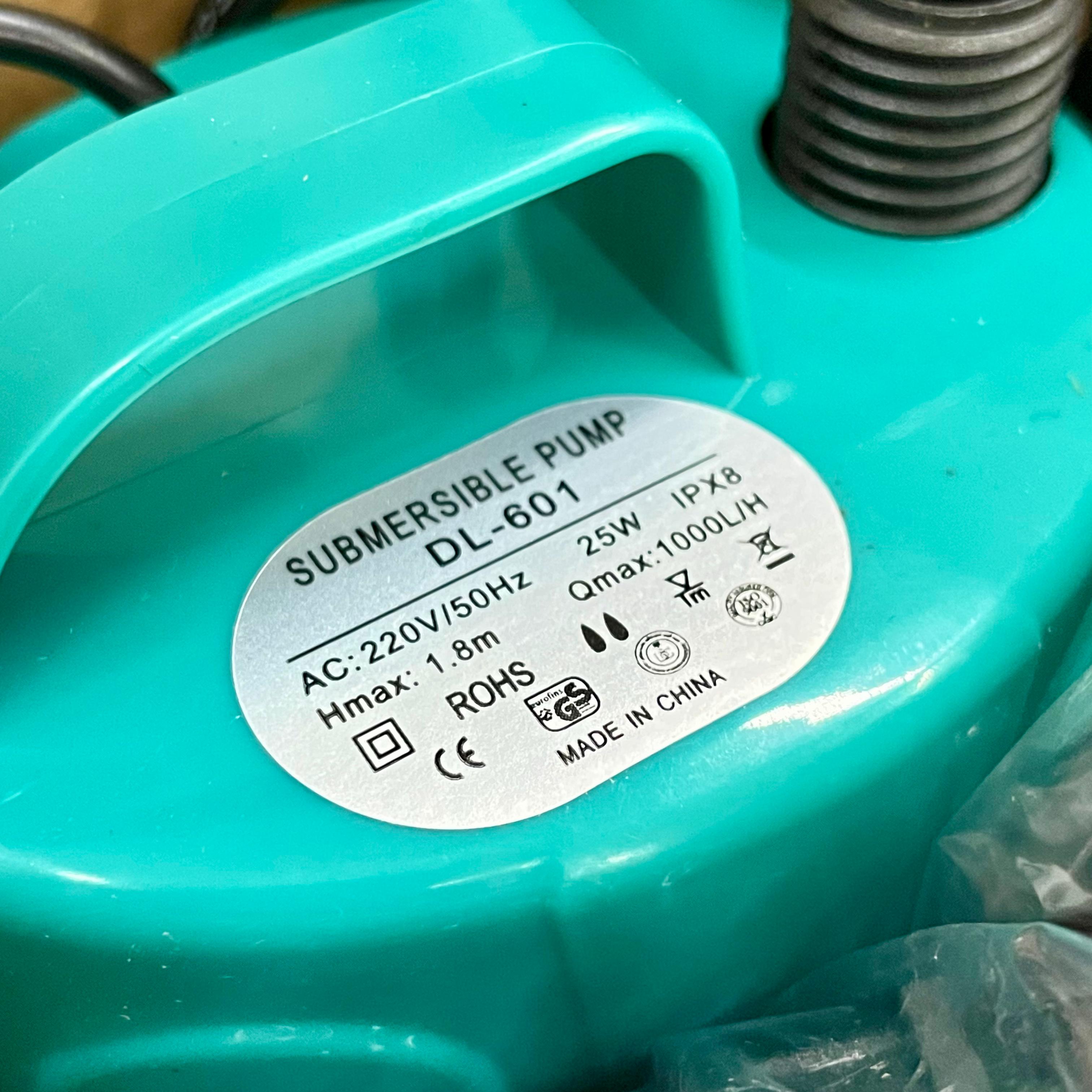 Gambar produk DONG HONG Pompa Air Aquarium Mini Submersible Pump EU Plug 220V IPX8 25W - DHP
