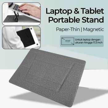 UKE Laptop Tablet Stand Paper-Thin Magnetic Desk Holder 17.3 Inch - WK030
