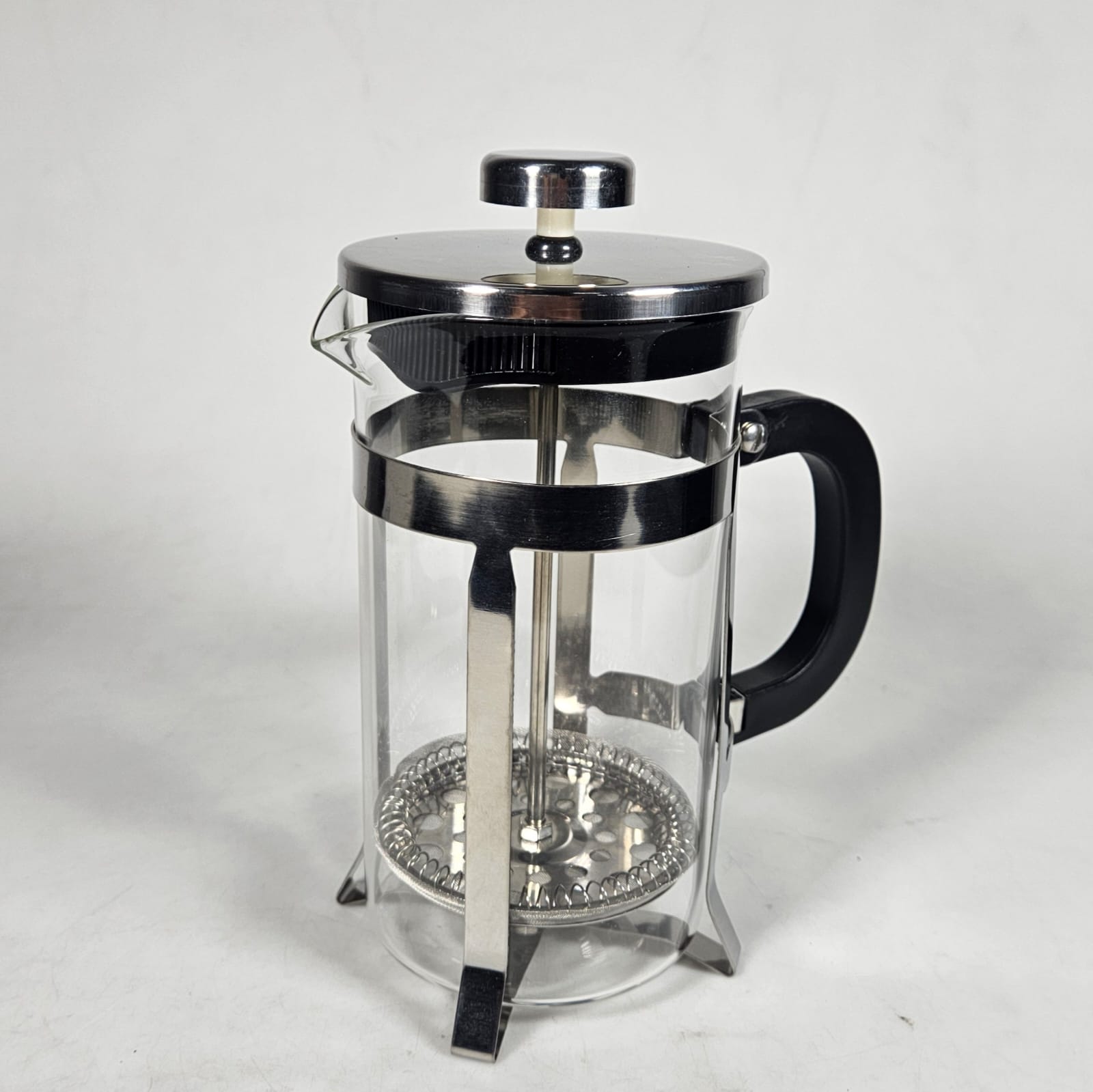 Gambar produk GLASS CAFETIERE Glass Kettle French Press Coffee Tea Maker Pot 600ml - YL01