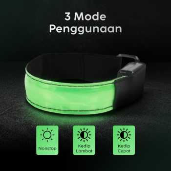 Gambar produk MRXS Sport Armband Wristband Safety Belt LED Light - MR-233