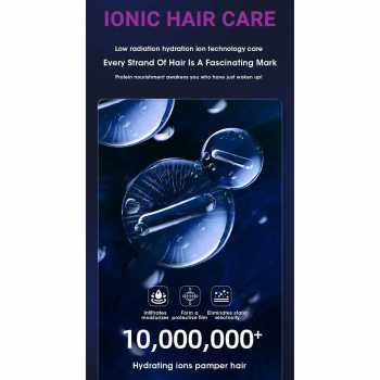 Gambar produk NOCCLILI Hair Dryer 5in1 Curling Comb Hot Cold Quick Dry Anion 800W - NC3