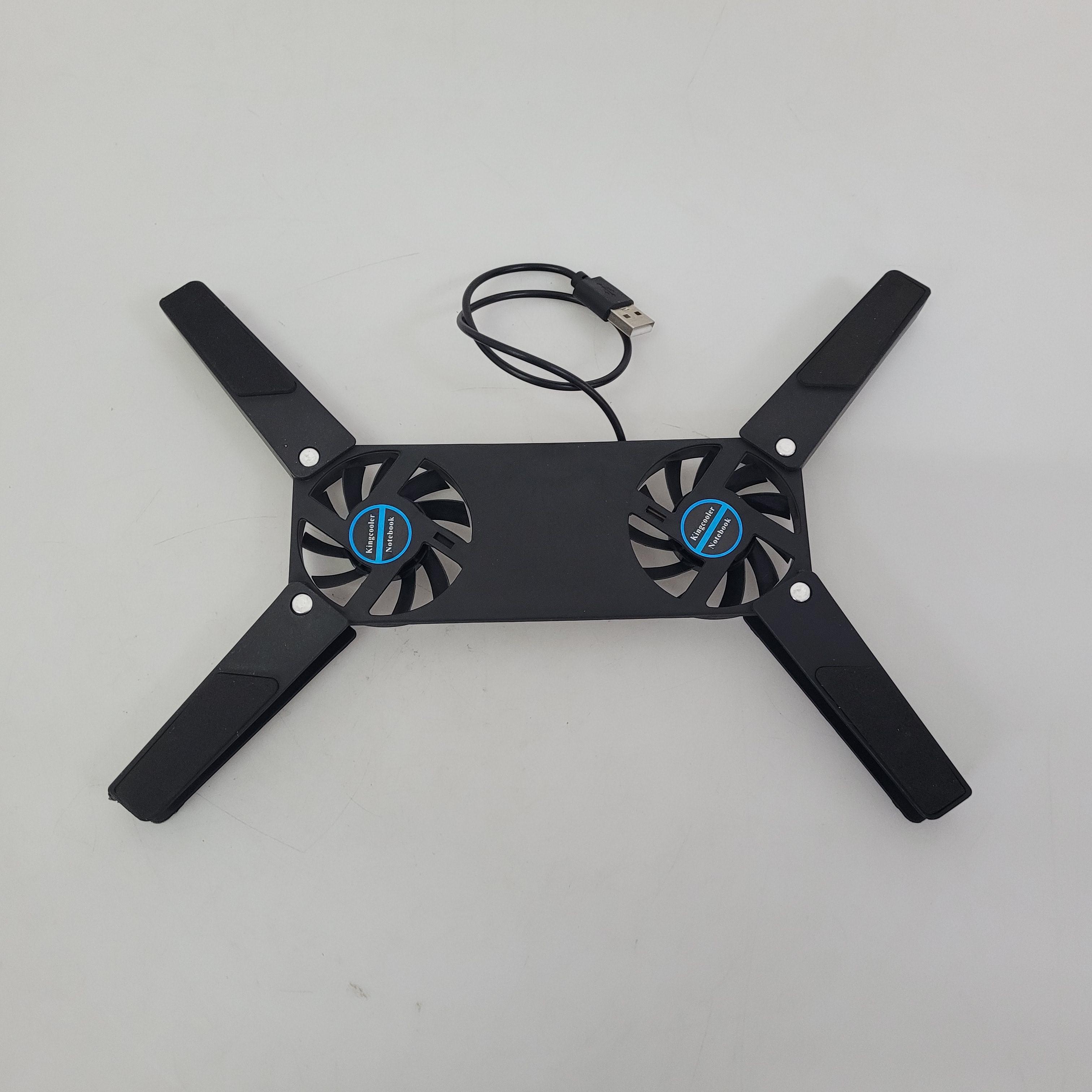 Gambar produk Kingcooler Cooling Pad Laptop Kipas Pendingin Lipat 2 Fan 14 Inch - 818