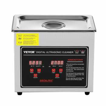 Gambar produk VEVOR Mesin Pembersih Perhiasan Ultrasonic Temperature Multifungsi 3L - KZ-D3