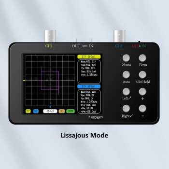 Gambar produk ENGINEER Oscilloscope Digital Dual Channel Lissajous Mode 3.2 Inch - SCO2