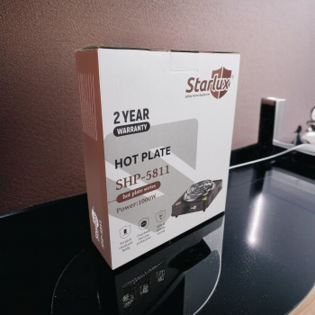 Gambar produk STARLUX Kompor Listrik 1 Tungku Single Burner Coil Hot Plate 1000W - 5811