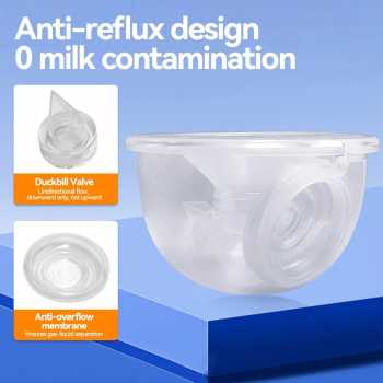 Gambar produk Noyoconn Pompa ASI Bayi Elektrik Wearable Breast Milk Pump 200ml - NYK01