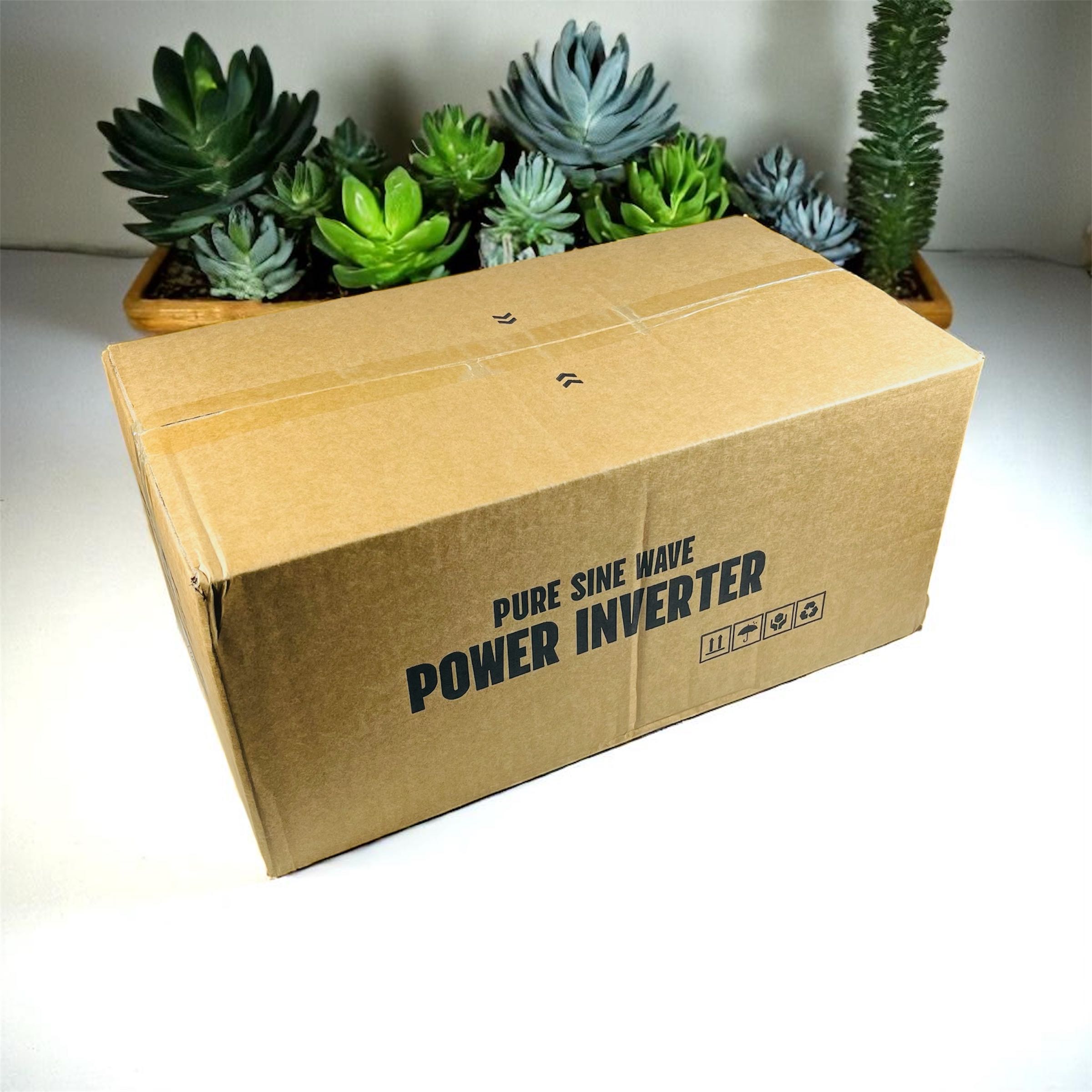 Gambar produk Taffware Power Inverter Mobil Pure Sine Wave DC 48V to AC 220V 6000W - NBQ6000W