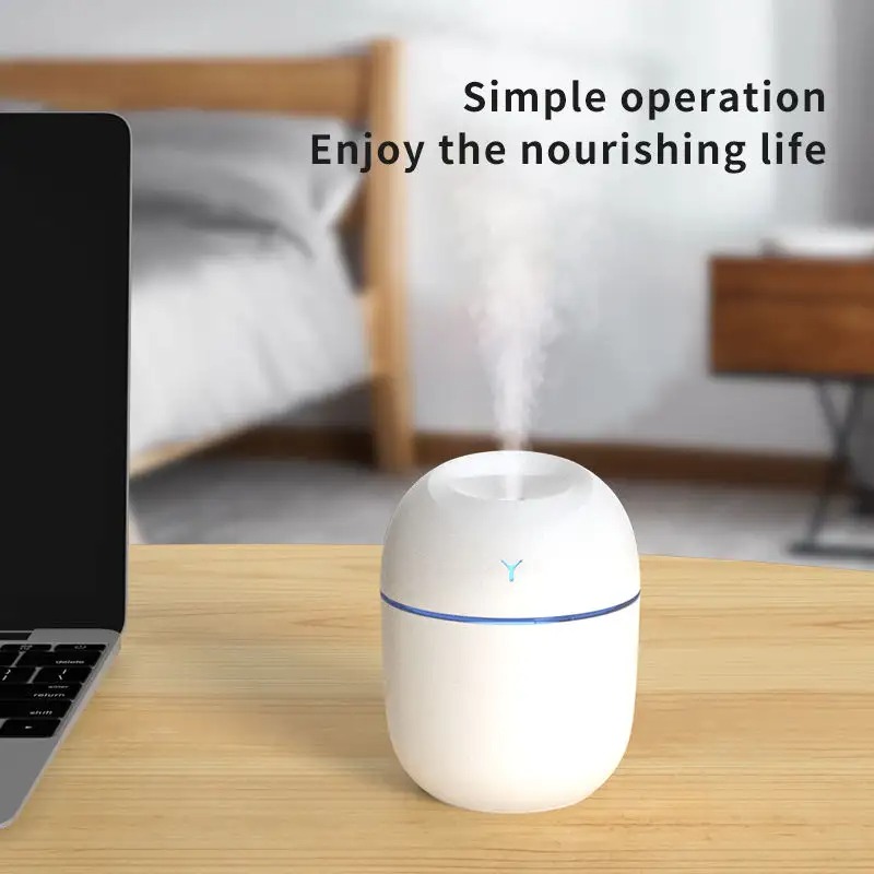 Gambar produk Vikatorry Air Humidifier Mini Car Home Ultrasonic Night Light 220ml - V25