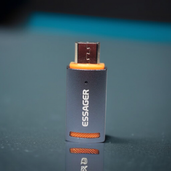 Gambar produk ESSAGER OTG Type C to Micro USB Adapter Converter Fast Charging 3A - EZJCM-LK0G-P