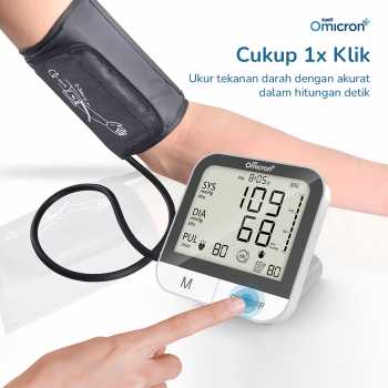 Gambar produk TaffOmicron Tensimeter Digital Pengukur Tekanan Darah English Voice - BMP-A7VL