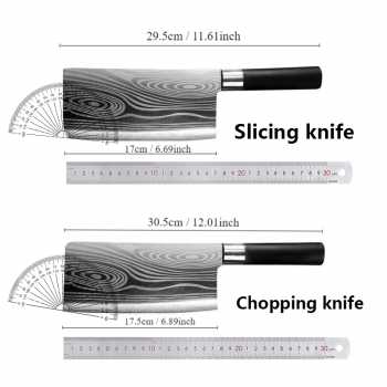 Gambar produk CHEFKO Set Pisau Dapur Damascus Pattern Stainless Steel 5 PCS - CF155