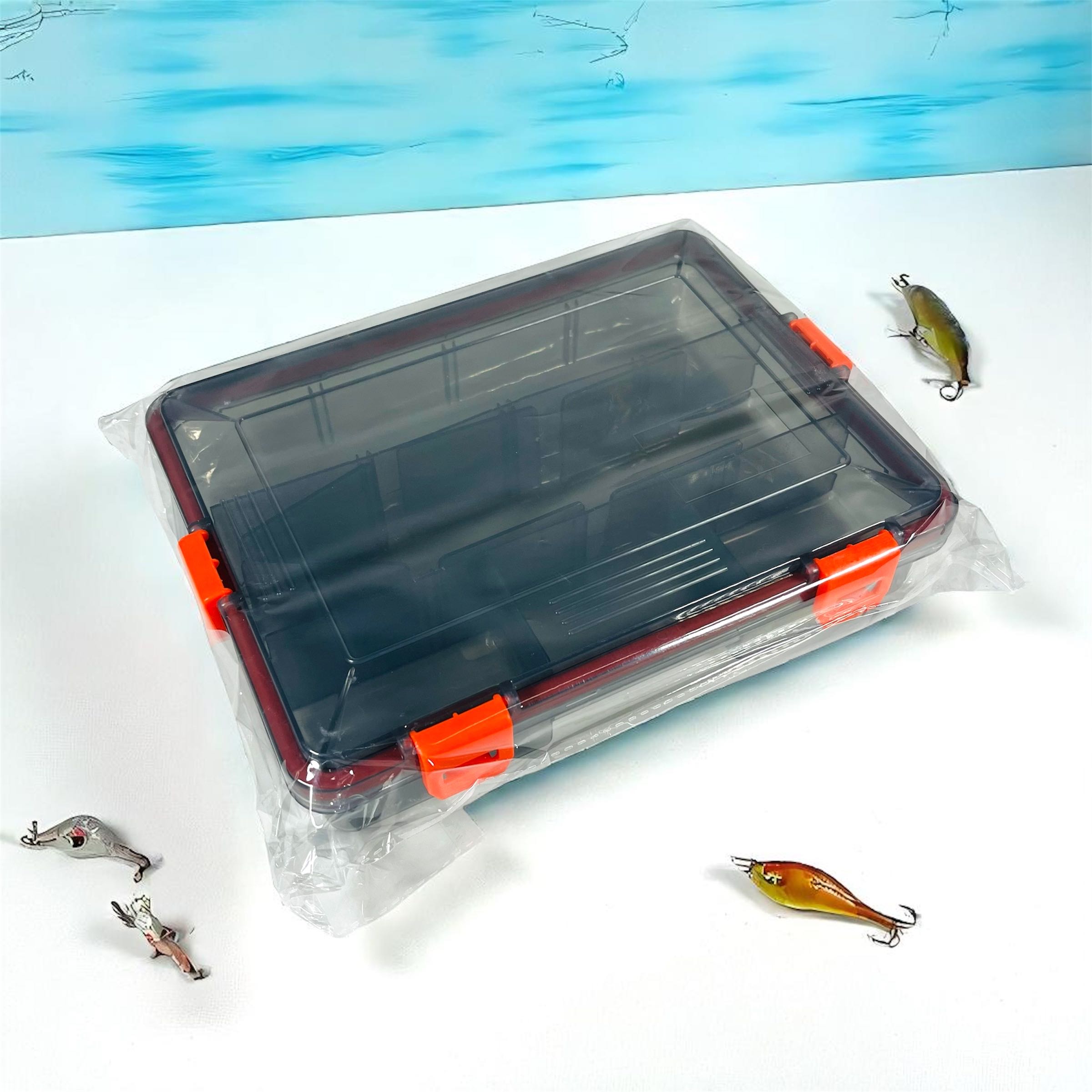 Gambar produk YIRUMEI Kotak Perkakas Kail Umpan Pancing Fishing Box 11 Slot - DY148