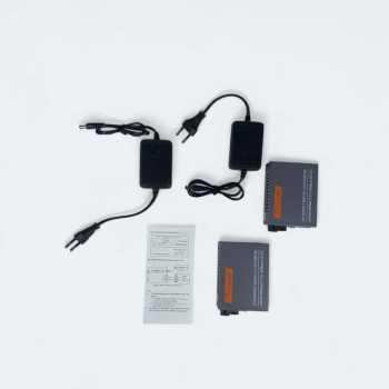 Gambar produk Netlink Gigabit Fiber Optical Ethernet Media Converter 1000Mbps - HTB-GS-03AB