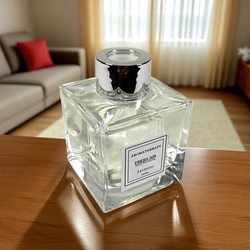 Gambar produk Cararie Pengharum Ruangan Reed Diffuser with Rattan Sticks 100ml Jasmine - C100