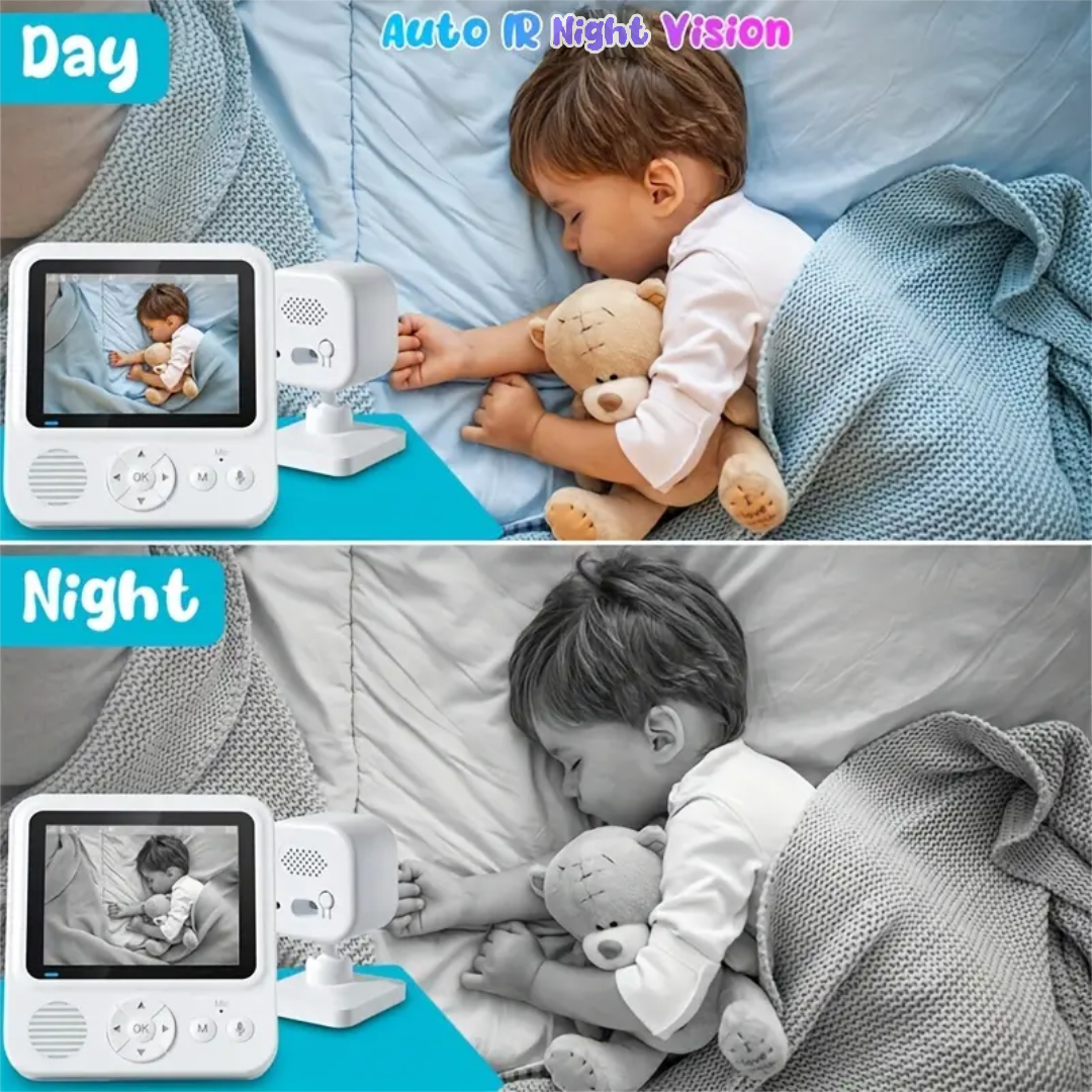 Gambar produk JIYUE Baby Monitor CCTV Display Camera Two Way Talk 2.8 Inch 1500mAh - ABM-900