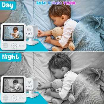 Gambar produk JIYUE Baby Monitor CCTV Display Camera Two Way Talk 2.8 Inch 1500mAh - ABM-900