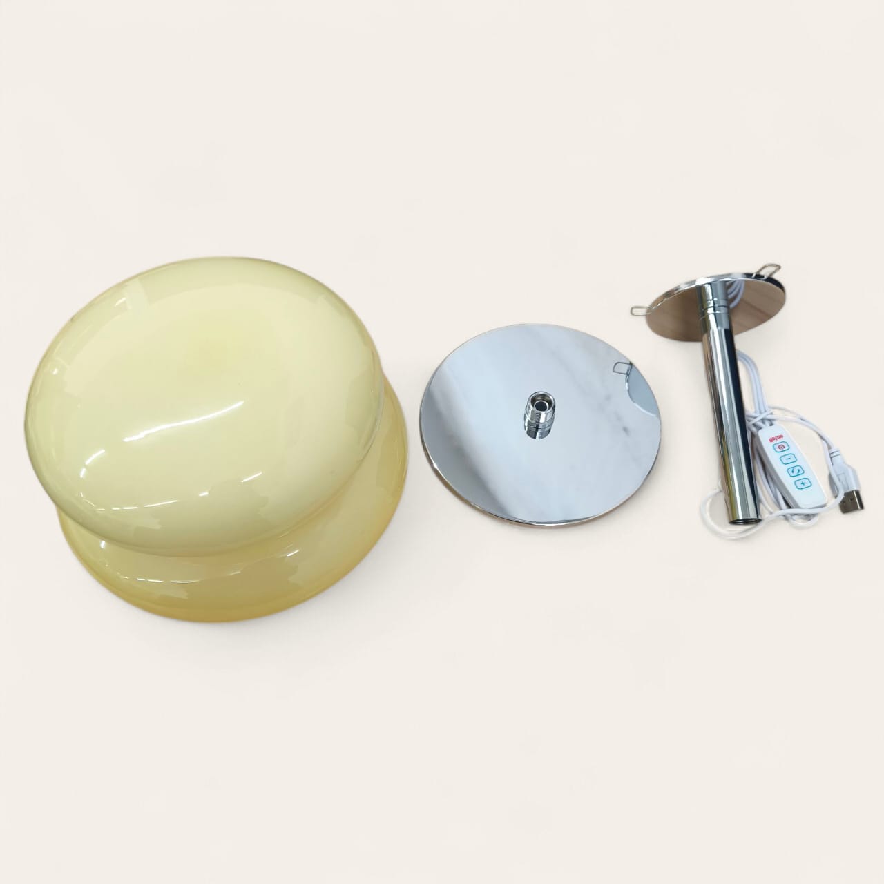 Gambar produk LAMTA Lampu Meja Kaca Hias Macaron LED 12W Tri Color Dimmable