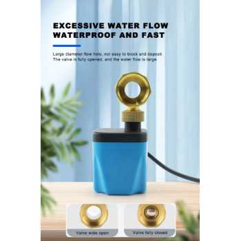 Gambar produk GRT Solenoid Valve Two Way Ball Brass Normally Close 220V 3/4 Inch - G-220