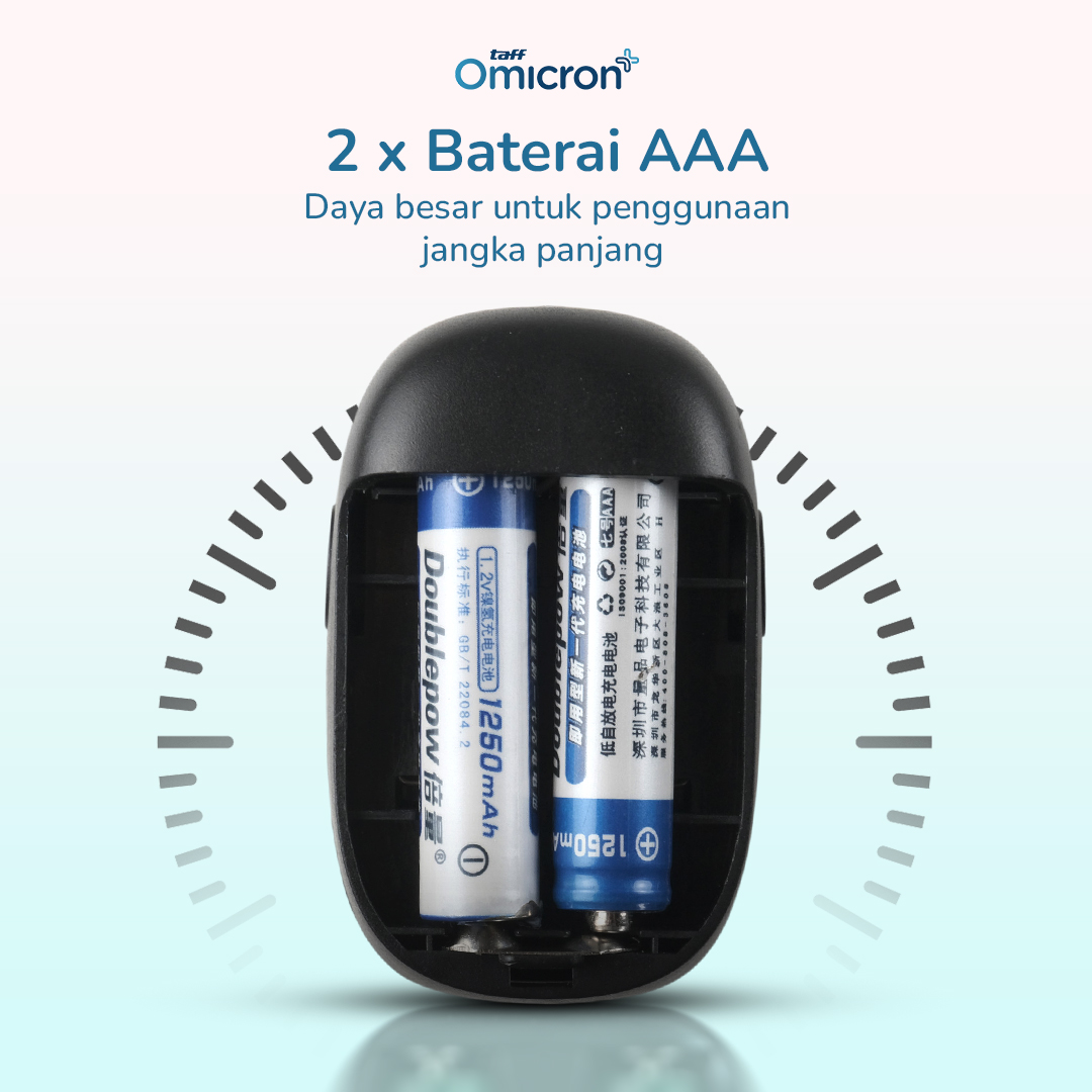 Gambar produk TaffOmicron Fingertip Pulse Oximeter Alat Ukur Saturasi Oksigen Darah - SMH-01