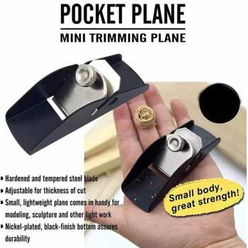 Gambar produk WOODMU Ketam Serutan Kayu Mini Plane Wood Manual Carpentry With Blade - WO1