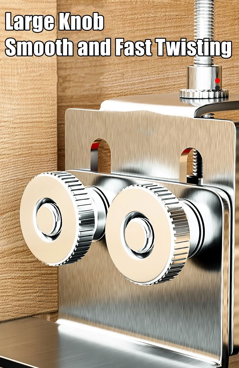 Gambar produk FMA Cabinet Door Installation Artifact Stainless Steel Upgraded 10cm - FM-10
