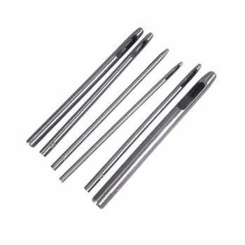 Gambar produk HOLE Set Pelubang Kulit Leather Hole Puncher Steel Hollow Round 6 PCS - H881