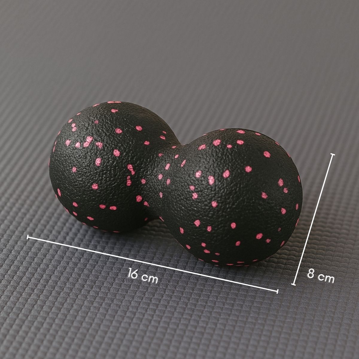 Gambar produk Mertrava Alat Bantu Yoga Peanut Massage Foam Block Roller Ball 8x16cm - D335