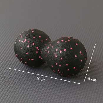 Gambar produk Mertrava Alat Bantu Yoga Peanut Massage Foam Block Roller Ball 8x16cm - D335
