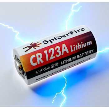 SpiderFire Baterai CR123A Li-Ion 3V 1300mAh 1 PCS - CWGM123A
