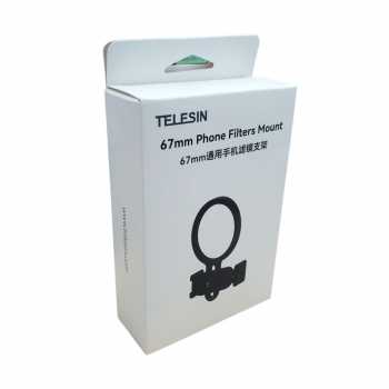 Gambar produk TELESIN Holder Filter Lensa Clamp Smartphone Adjustable 67mm - P3-EAK-02