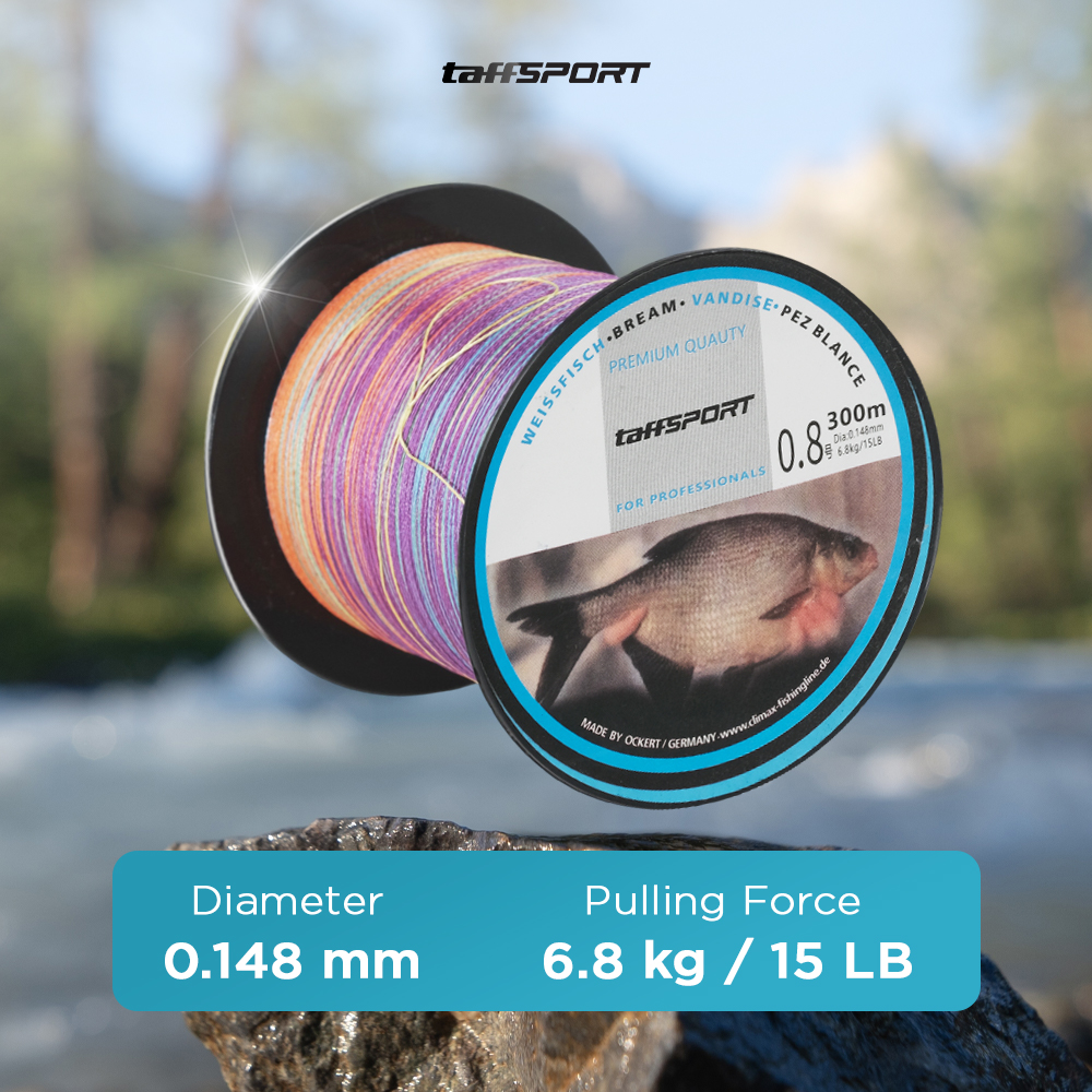 Gambar produk TaffSPORT Senar Tali Pancing 4 Braided Fishing Line Strong PE 300M 0.8 - DM3