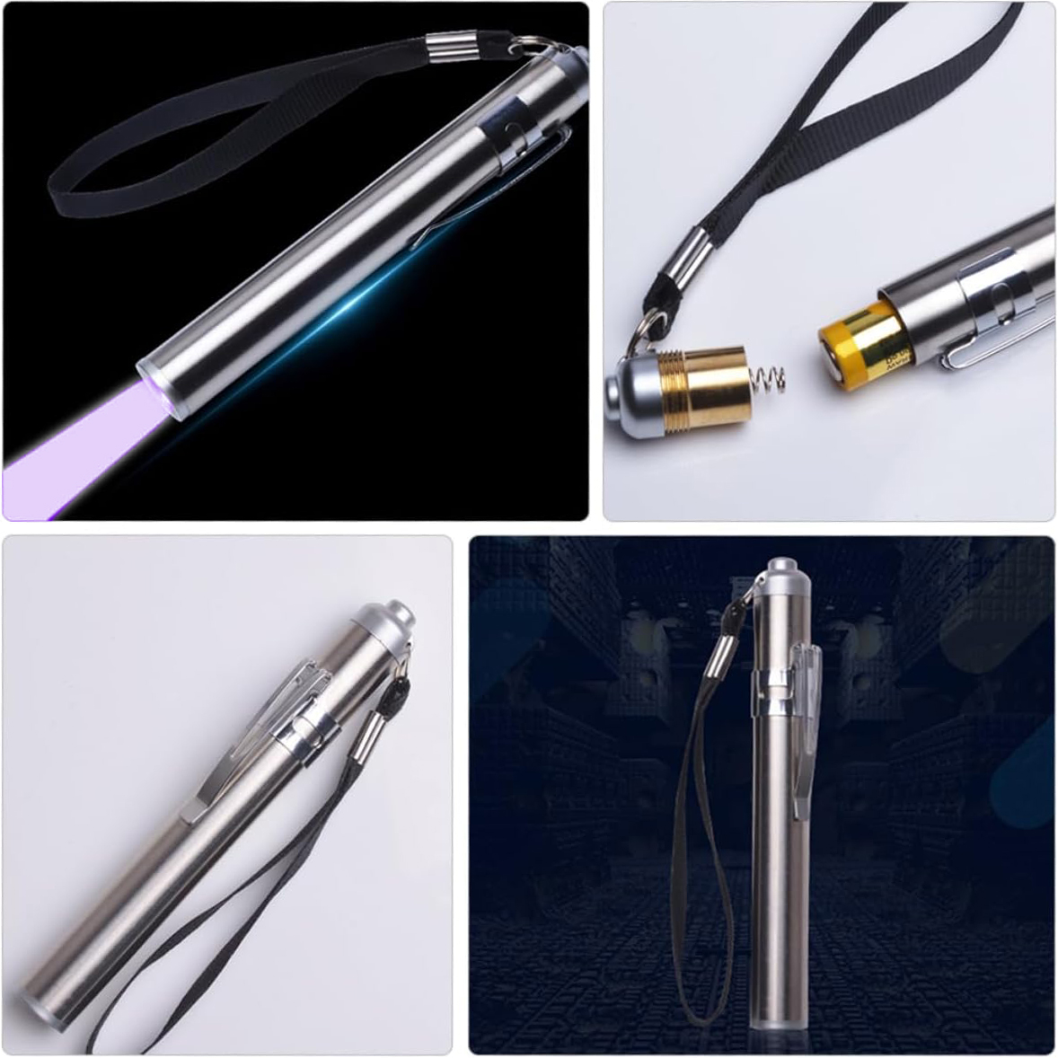 Gambar produk LOGOS Senter UV Mini Ultraviolet Light Pen 395nm - LOG001