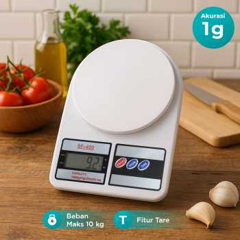 VKTECH Timbangan Dapur Mini Digital Scale 10kg 1g - SF-400