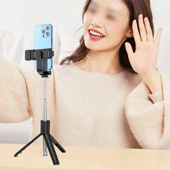 Gambar produk GWDRO Tripod HP Tongsis Monopod Portable Wireless Bluetooth Remote - GD089