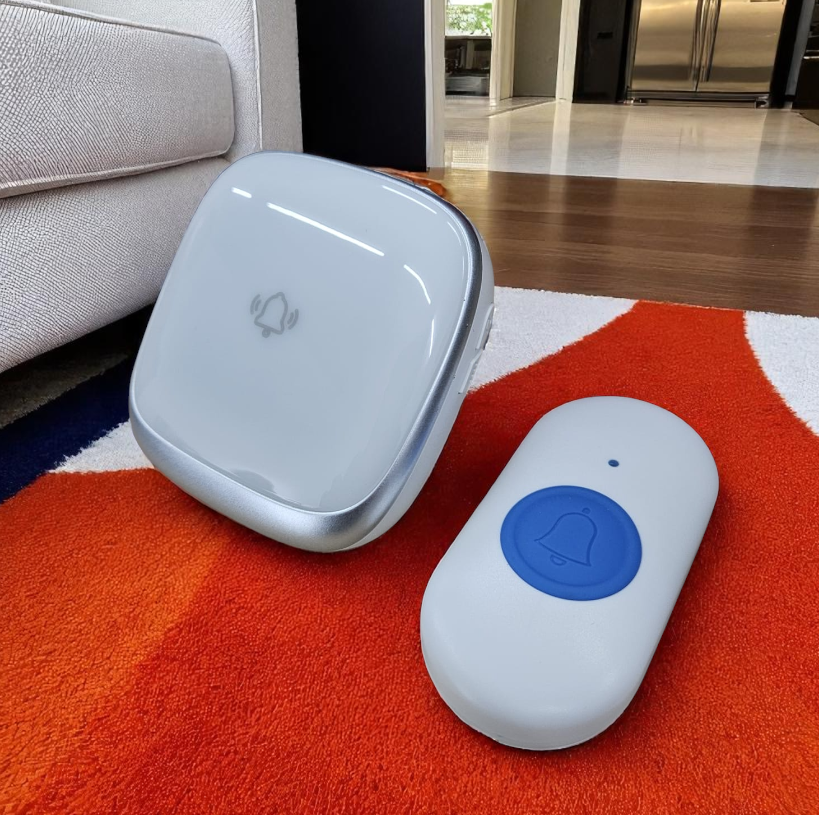 Gambar produk GIGMA Bel Wireless Alarm Lansia Caregiver Pager Waterproof 36 Nada - B220