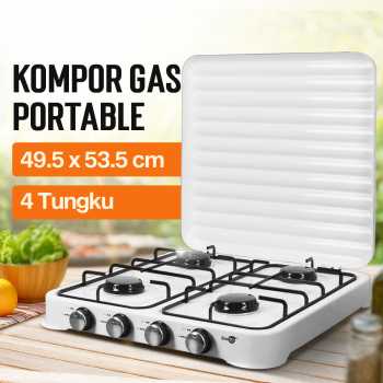 STARLUX Kompor Gas Portable 4 Tungku Tabletop Camping Stove - SGS-6004