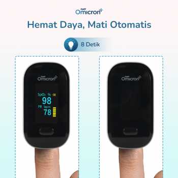 Gambar produk TaffOmicron Fingertip Pulse Oximeter Alat Ukur Saturasi Oksigen Darah - YK-80B