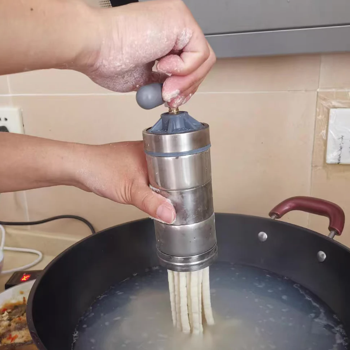 Gambar produk HOOMIN Cetakan Mie Spaghetti Noodle Press Pasta Manual With 5 Pressing - HO5